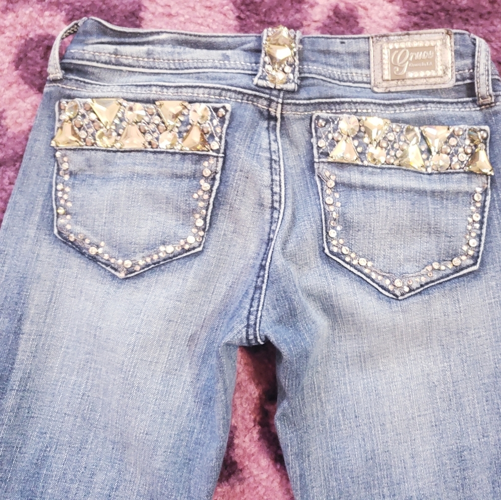 Grace in 💎 LA Rhinestone Jeans SZ 1/24